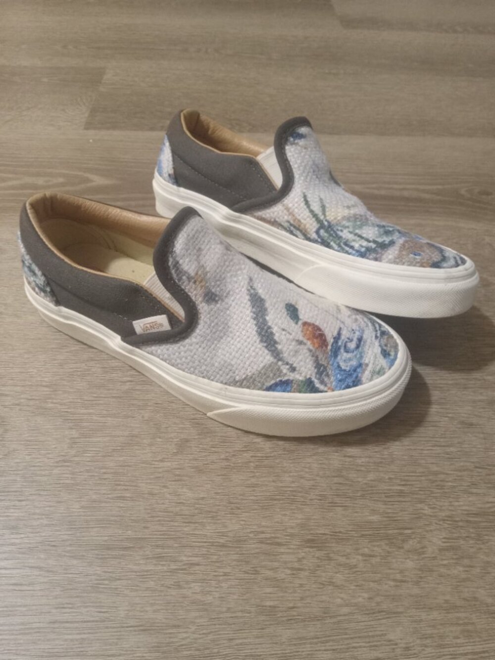 Vans Mallard Ducks Classic Slip On Cali Tapestry Low Tops Mens 4.5 Womens 6 Size